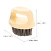 Beaupretty 2pcs Men's Beard Brush Set Duster Brush for Men Barber Neck Duster Soft Bristle Face Portable Hair Barber Face Neck view 2
