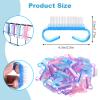 320 Pcs Handle Grip Nail Brush for Toes and Nails Cleaner, Pedicure Scrubbing tool kit for Men and Women view 2