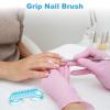 320 Pcs Handle Grip Nail Brush for Toes and Nails Cleaner, Pedicure Scrubbing tool kit for Men and Women view 3
