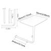 Barber Chair Tray Adjustable Height Portable Multi Use Salon Tray Attachment for Hair Care Beauty Salon Equipment view 2