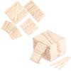500 Pcs 4 Style Waxing Sticks and 1500 Pcs Wooden Wax Sticks 6-Inch Jumbo Wood Waxing Stick for Arts Crafts, Wavy Handles for Wedding Fans Body Hair Removal, Tongue Depressors and Craft Projects view 1