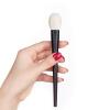 11 Hand Crafted Makeup Brushes Soft Saikoho Goat Hair Flat Round Blush Highlighter Brush Ebony Wood Handle Professional Make Up Brushes view 4