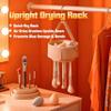 3-in-1 Makeup Brush Cleaner & Drying Rack | Foldable Silicone Mat for Foundation, Powder, Eyeshadow Brushes | Portable Travel Case, No Power Needed (Apricot) view 4