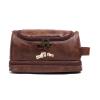 Custom Leather Toiletry Bag for Dad  Personalized Hanging Travel Dopp Kit with 2-6 Names  Fathers Day Gift from Son Daughter, Husband Birthday Christmas Gift, B-(2-6 Names), Classic view 1