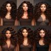QEUOPE Color 4 Deep Wave Bundles Human Hair Dark Brown Deep Curly Wet and Wavy Bundles Double Weft Brazilian Hair Extensions Silky and Soft for Black Women (28 30 32 inch 3 Bundles) view 2
