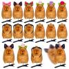 12 Pcs Capybara Hair Clips, Cute Capybara Clip for Hair, Festival Rave Sprouts for Womens Party Props Gift view 1