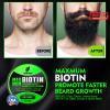 Biotin Beard Balm for Men  Unscented, Fast-Absorbing Beard Softener & Growth Balm with Castor, Shea & Jojoba  Conditions, Styles & Thickens Coarse or Patchy Facial Hair  Idea Gift for Him  2 OZ view 3