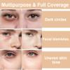 Under Eye Concealer for Dark Circles, Under Eye Brightener Color Correcting, Pro Full Coverage Concealer Tattoo Cover up Makeup, Waterproof and Long Lasting Corrector de Ojeras (#04 Nougatine) view 3