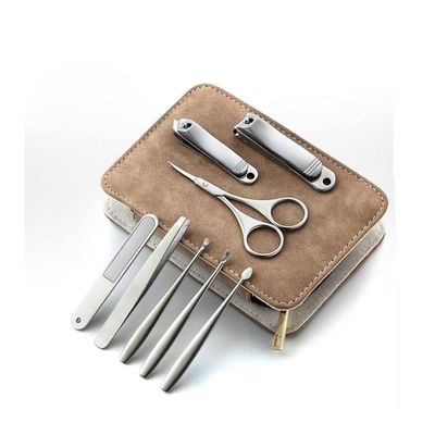 BNJWJZS Higher Than Ever Stainless Steel Nail Clipper Pedicure Set with Scissor Tweezer Professional Cover Manicure Tools
