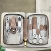 BNJWJZS Higher Than Ever Stainless Steel Nail Clipper Pedicure Set with Scissor Tweezer Professional Cover Manicure Tools view 3