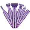 Karrte 6-in-1 Electric Razor for Women's Pubic Hair, Painless Body Shaver and Facial Epilator, Hair Removal for Face, Bikini Trimmer for Women's Private Area Purple view 1