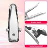 100-Pack 30mm Small Silver Alligator Clips for Hair, Crafts - Metal Crocodile Clips Hair Pins, Teeth Bows, Hair Clip Holders for Arts & Crafts, Hair Accessories view 3