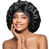 2 Pack Double Layer Mulberry Silk Bonnet view 2