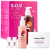Hair Nourishment Pack SOS by GINGER MILK, Vegan Hair Care Set with pH-Balanced Shampoo 8.5oz, Hair Mask 8oz, Leave-in 4oz & 2 Ampoules | Weak Hair: Nourish, Shine, Strength, Noticeable Results Soon view 1