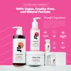 Hair Nourishment Pack SOS by GINGER MILK, Vegan Hair Care Set with pH-Balanced Shampoo 8.5oz, Hair Mask 8oz, Leave-in 4oz & 2 Ampoules | Weak Hair: Nourish, Shine, Strength, Noticeable Results Soon view 2