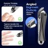 Ingrown Toenail Clippers for Thick Nails (2-Pack) - Professional Grade Stainless Steel Nail Clipper Kit with Anti-Splash Design - Effective Ingrown Nail Removal for Men & Women view 3