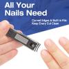 Ingrown Toenail Clippers for Thick Nails (2-Pack) - Professional Grade Stainless Steel Nail Clipper Kit with Anti-Splash Design - Effective Ingrown Nail Removal for Men & Women view 4