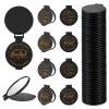 100pcs Black Compact Mirror Bulk Gifts for Women, Mini Inspirational Purse Handheld Makeup Pocket Mirror, Round Portable Makeup Folding Mirrors Gift for Christmas Valentine Daily Travel Coworker view 1