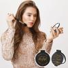 100pcs Black Compact Mirror Bulk Gifts for Women, Mini Inspirational Purse Handheld Makeup Pocket Mirror, Round Portable Makeup Folding Mirrors Gift for Christmas Valentine Daily Travel Coworker view 3