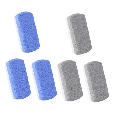 TOVINANNA 6pcs Dead Skin Callus Scrubbers Removers Portable Pumice Stone for Feet Pedicure Accessories