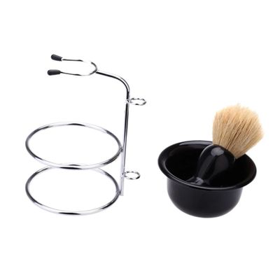NIYANGLE Razor Kit for Men Shaving Shaving Brush Stand Soap Bowl One Grooming Kit for Dad Boyfriend Husband