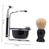 NIYANGLE Razor Kit for Men Shaving Shaving Brush Stand Soap Bowl One Grooming Kit for Dad Boyfriend Husband view 2