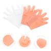 TOVINANNA 2 Pairs Household Moisture Gloves Portable Beauty Gloves for Exfoliating Moisturizing and Preventing Dryness for Hand Care Skin Color view 2