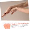 TOVINANNA 2 Pairs Household Moisture Gloves Portable Beauty Gloves for Exfoliating Moisturizing and Preventing Dryness for Hand Care Skin Color view 4