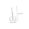 Healvian Stainless Steel Eyebrow Grooming Kit Mens Brow Shaper Tweezer Scissor Hair Clips view 2