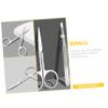 Healvian Stainless Steel Eyebrow Grooming Kit Mens Brow Shaper Tweezer Scissor Hair Clips view 3