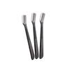 PartyKindom 12pcs Hard Eyebrow Razor Set Safety Trimmers Sensitive Skin Razor Brow Shaver Makeup Tools Easy to Clean view 1