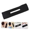 BAZEITFLOW 3pcs Lazy Twisted Hair Bun Maker Adjustable Black Fabric Headbands Fashion Hair Wraps for Women for Updos and Casual Styles view 3