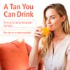 Zeria Tanning Drops to Drink  Sunless Tanning Drops for Face & Body  Vegan, Edible Self Tanner with Beta-Carotene, Tyrosine, & Copper  Natural Glow & Melanin Booster  Watermelon Flavor  50mL view 2