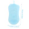 CALLARON 2Pcs Silicone Bath Scrubber and Face Cleaning Brush Set Waterproof Body Scrubber with Hooks for Shower and Bathroom Use Random Color view 2