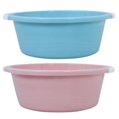 Artibetter 2Pcs Deep Plastic Facial Basin Splash Design for Effortless Washing Bathroom for Hands Feet and Face Cleaning Durable and Easy to Maintain