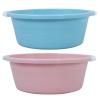Artibetter 2Pcs Deep Plastic Facial Basin Splash Design for Effortless Washing Bathroom for Hands Feet and Face Cleaning Durable and Easy to Maintain view 1
