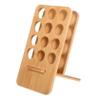 ABOOFAN Essential Oil Storage Rack Slot Bamboo Organizer for Perfume and Nail Oil Bottles Desktop Display for Home and Professional Use and Stylish Design view 1