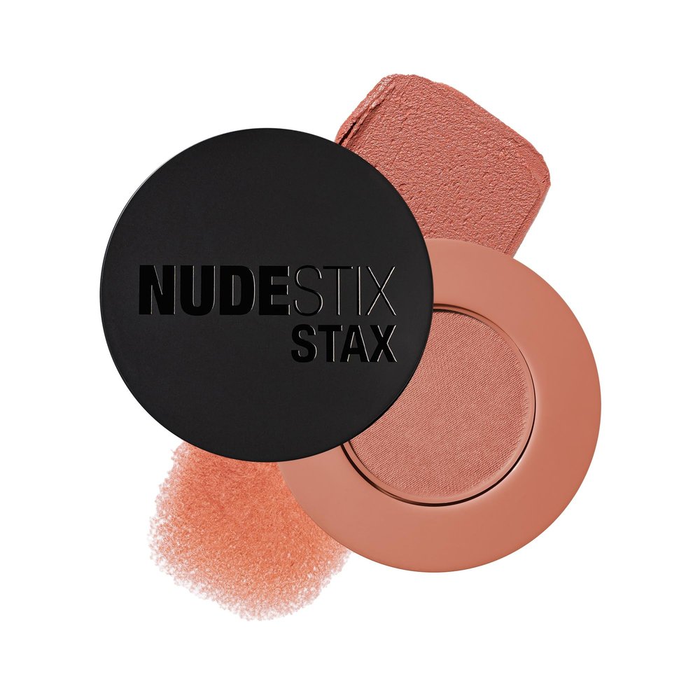 Nudestix STAX All Over Color Blush Balm Multi-Use Cream Blush for Cheeks, Eyes & Lips with Soft Matte Finish | Barely Nude