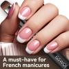 Acrylic Nail Brush for French Tips & Gel Polish Clean Up | Professional Dual-Use Brush with Wooden Handle for Acrylic/Polygel/Builder Gel | Nail Art Design Tool for Cleaning & Detailing (F16) view 3