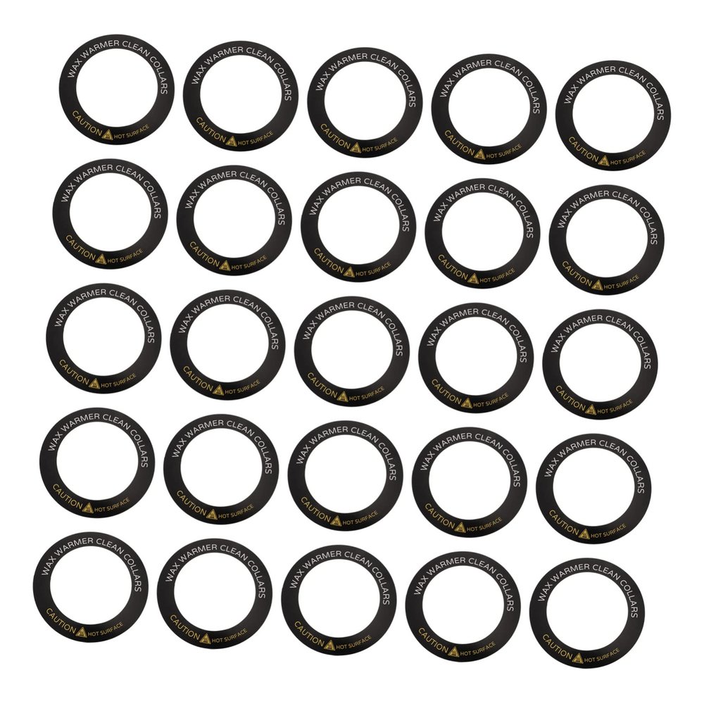 Ipetboom 50pcs Wax Heater Paper Mats for Unhairing Wax Warmer Stain Resistant Clean Mats Easy to Install and Remove Compatible Electric Waxing Kit Round Shape Protection