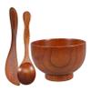 HOLIDYOYO Diy Facial Mask Kit Wooden Mixing Bowl Spatula Spoon Natural Esthetician Tools Kit view 1