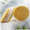 Beaupretty 50pcs Round Facial Sponges Soft Cleansing Makeup Removal Tool for Gentle Face Cleaning Routine Thick Versatile Use Beauty Regimen view 4