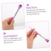 GALPADA 7Pcs Nail Cleaning Brush Mixed Color Dust and Face Cleaning Brushes for Manicure and Lightweight and Portable for Home and Travel Use view 2