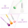 GALPADA 7Pcs Nail Cleaning Brush Mixed Color Dust and Face Cleaning Brushes for Manicure and Lightweight and Portable for Home and Travel Use view 3