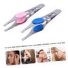 Beaupretty 4pcs Eyebrow Clamp Eyebrow Tweezers for Precise Hair Removal and Shaping Lightweight and Portable Makeup Tool for Beauty Enthusiasts view 3