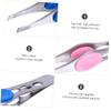 Beaupretty 4pcs Eyebrow Clamp Eyebrow Tweezers for Precise Hair Removal and Shaping Lightweight and Portable Makeup Tool for Beauty Enthusiasts view 4