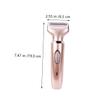 PartyKindom Women's Hair Removal Machine 2-in-1 Rechargeable Razor Washable Design Painless Body and Bikini Trimmer for Home Use view 2
