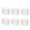 SAFIGLE 6pcs Portable Cream Sample Bottles Matte Travel Containers for Solid Storage Reusable and Refillable Cosmetic Jars for Travel Camping and Daily Use view 1