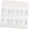 SAFIGLE 6pcs Portable Cream Sample Bottles Matte Travel Containers for Solid Storage Reusable and Refillable Cosmetic Jars for Travel Camping and Daily Use view 2
