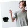 Beaupretty Unbreakable Shaving Bowl Plastic Shaving Brush Bowl Lid for Shave Soap view 3